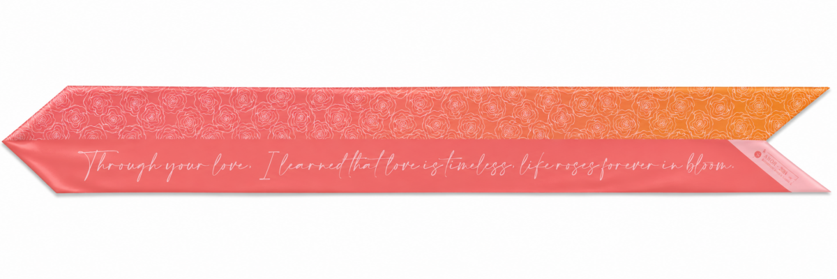 SKINNY SCARF Rose Éclat