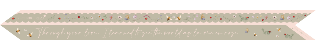 Skinny Scarf La Vie en Rose Vert