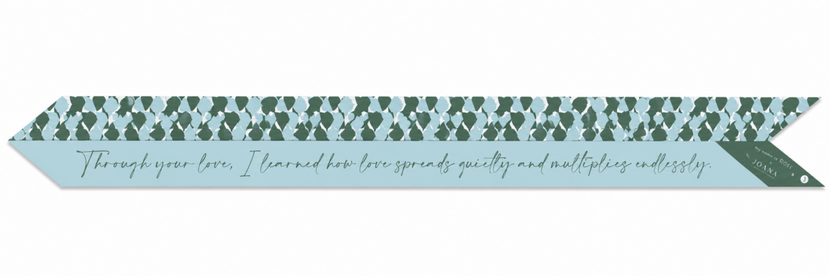 SKINNY SCARF Amour Infini Vert